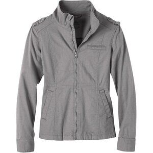 Prana Mayve Utility Jacket Gray Size Small